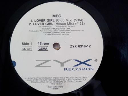 MEG : Lover Girl (12", Maxi)