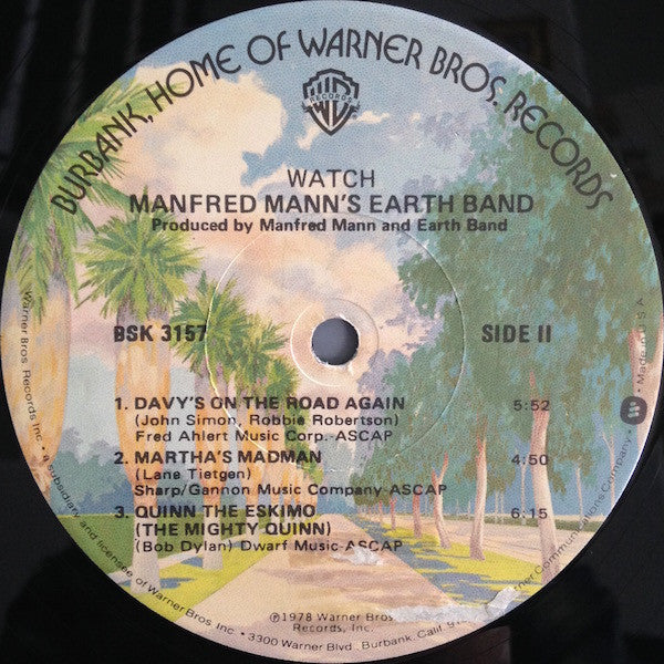 Manfred Mann's Earth Band : Watch (LP, Album, Los)