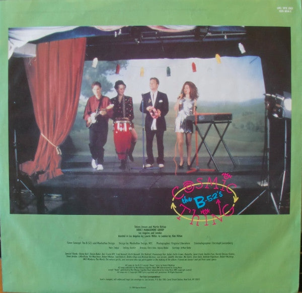 The B-52's : Cosmic Thing (LP, Album)