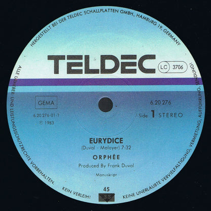 Orphée : Eurydice (12", Maxi)