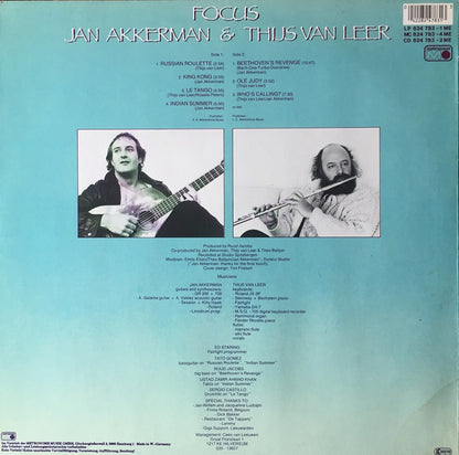 Jan Akkerman & Thijs Van Leer : Focus (LP, Album)