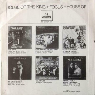 Focus (2) : House Of The King / Focus (7", Single)