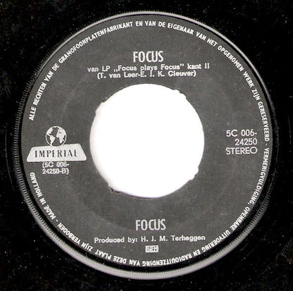 Focus (2) : House Of The King / Focus (7", Single)