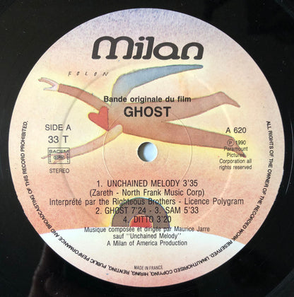 Maurice Jarre : Ghost (Original Motion Picture Soundtrack) (LP, Album)