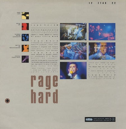 Frankie Goes To Hollywood : Rage Hard (+) (12", Single)