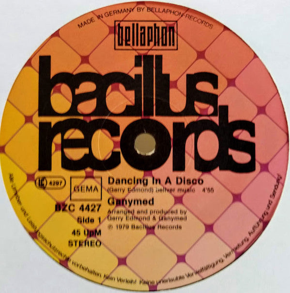 Ganymed : Dancing In A Disco (12", Maxi)