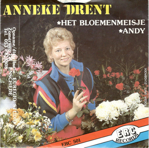 Anneke Drent : Het Bloemenmeisje / Andy (7", Single)