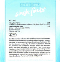Billy Idol : Mony Mony (Live) (7", Single)