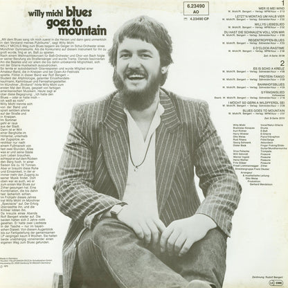 Willy Michl : Blues Goes To Mountain (Wer Is Mei Wind)  (LP, Album, RE)