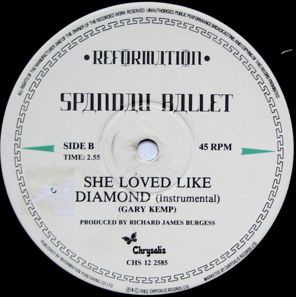 Spandau Ballet : She Loved Like Diamond (12", Single)