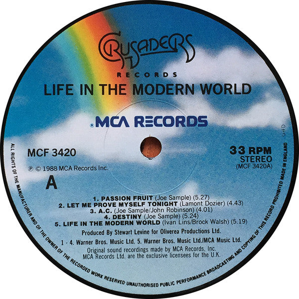 The Crusaders : Life In The Modern World (LP, Album)
