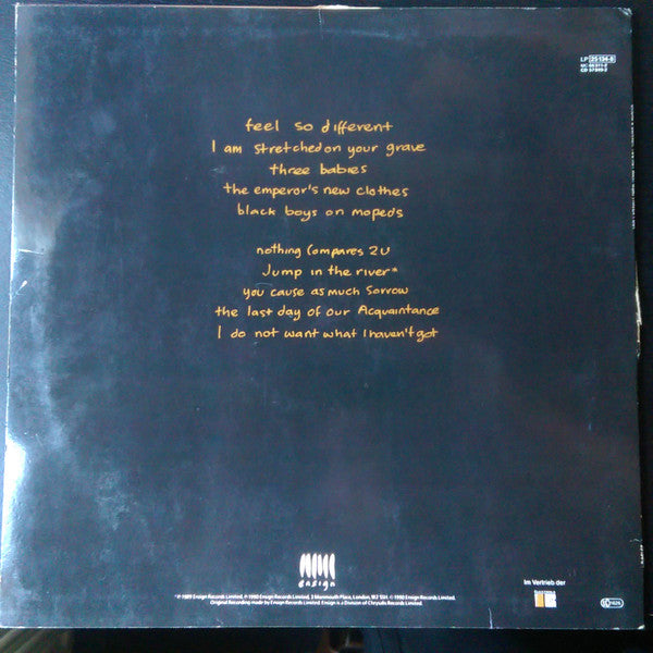 Sinéad O'Connor : I Do Not Want What I Haven't Got (LP, Album, Club)