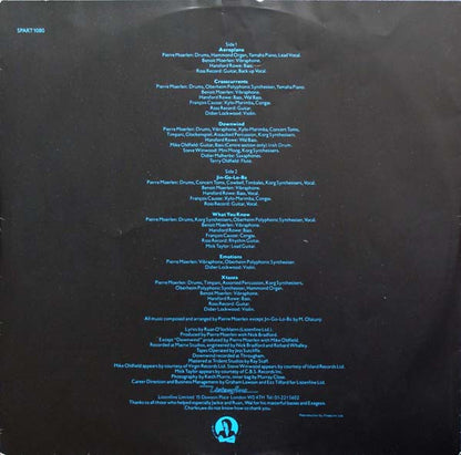 Pierre Moerlen's Gong : Downwind (LP, Album)