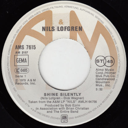 Nils Lofgren : Shine Silently (7", Single)