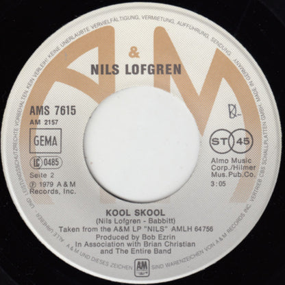 Nils Lofgren : Shine Silently (7", Single)