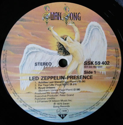 Led Zeppelin : Presence (LP, Album, RE, Gat)