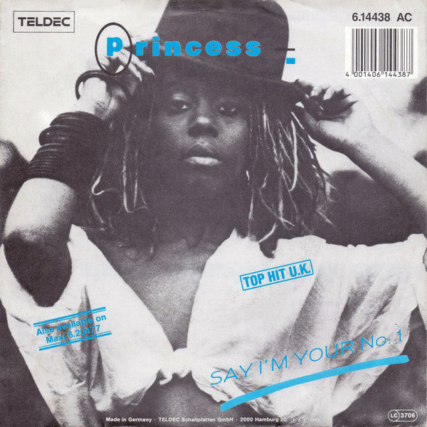 Princess : Say I'm Your No. 1 (7", Single)