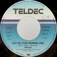 Princess : Say I'm Your No. 1 (7", Single)