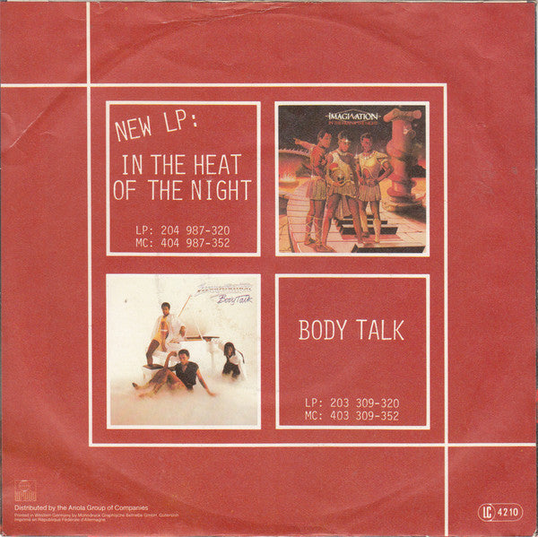 Imagination : In The Heat Of The Night / Heart 'N Soul (7", Single)