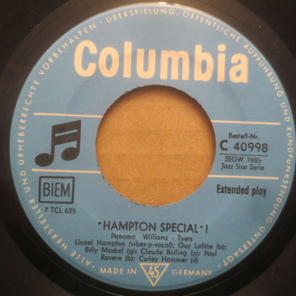 Lionel Hampton : Hampton Special (7", EP)