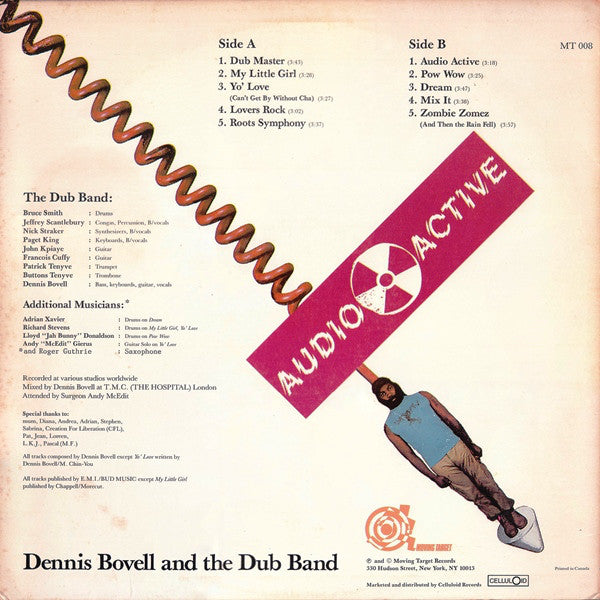 Dennis Bovell And The Dub Band : Audio Active (LP, Album)