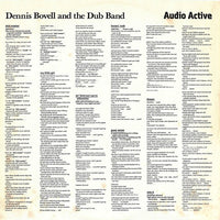 Dennis Bovell And The Dub Band : Audio Active (LP, Album)