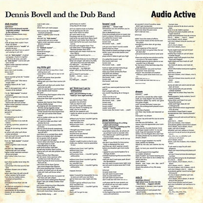 Dennis Bovell And The Dub Band : Audio Active (LP, Album)