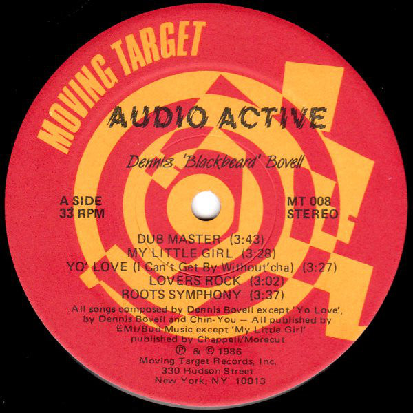 Dennis Bovell And The Dub Band : Audio Active (LP, Album)