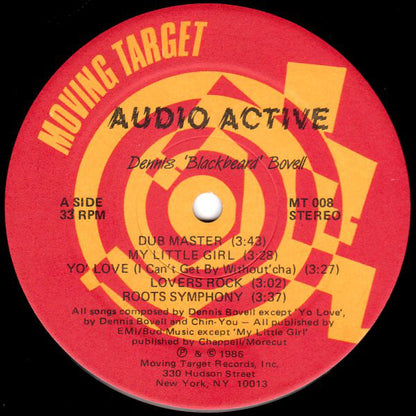 Dennis Bovell And The Dub Band : Audio Active (LP, Album)