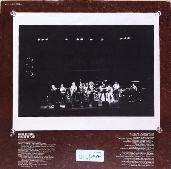 Tower Of Power : We Came To Play (LP, Album)