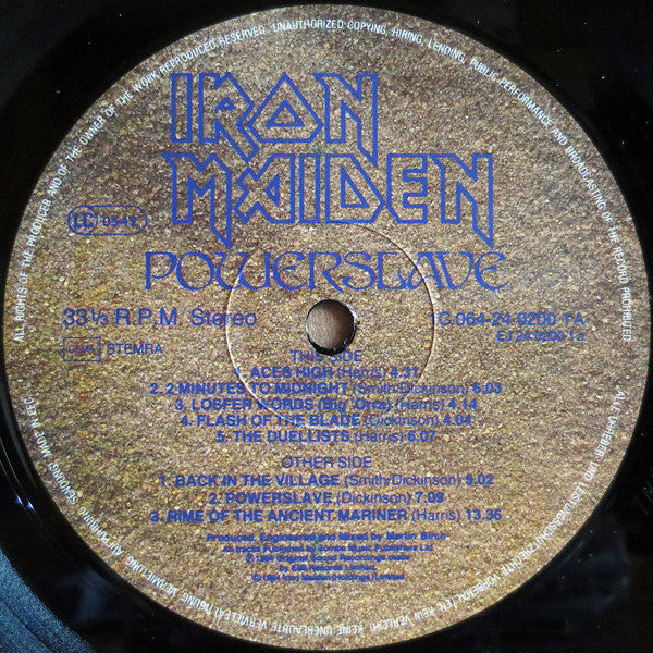 Iron Maiden : Powerslave (LP, Album)