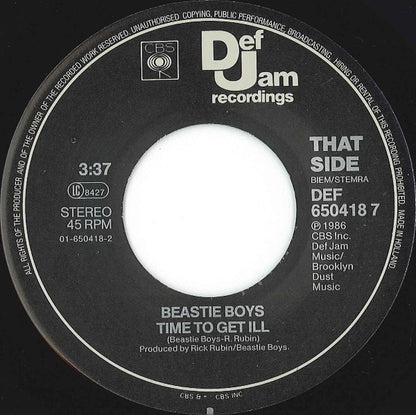 Beastie Boys : Fight For Your Right (7", Single)