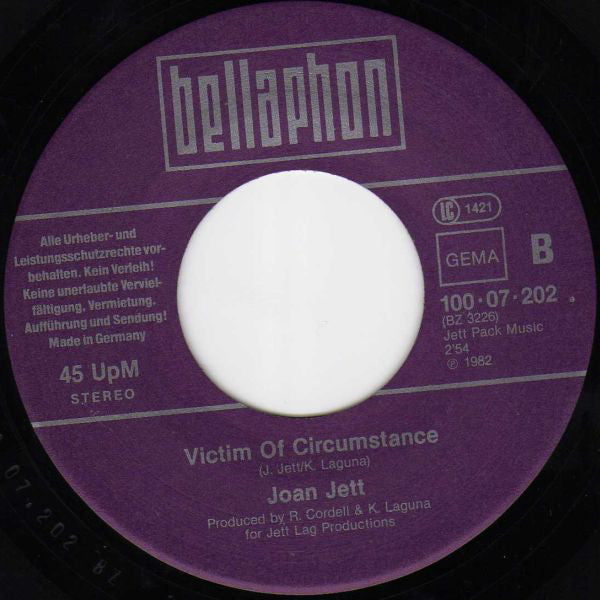 Joan Jett : Do You Wanna Touch Me (Oh Yeah) (7", Single)