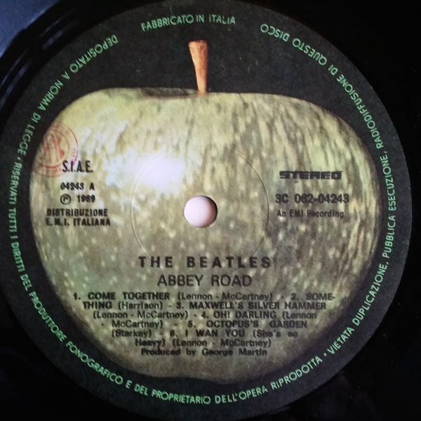 The Beatles : Abbey Road (LP, Album, RP)