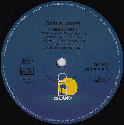 Grace Jones : La Vie En Rose (12", Maxi, RE)