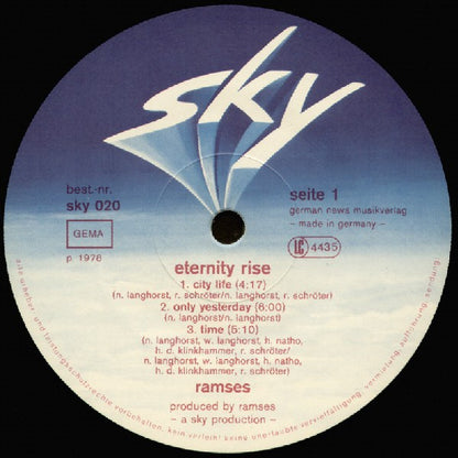 Ramses (5) : Eternity Rise (LP, Album)