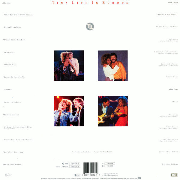 Tina Turner : Tina Live In Europe (2xLP, Album, Gat)