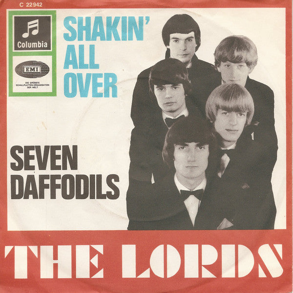 The Lords : Shakin' All Over / Seven Daffodils (7", Single)