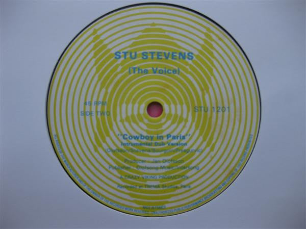 Stu Stevens : Cowboy In Paris (Chacun Fait) (12")