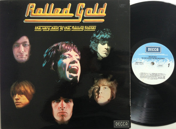 The Rolling Stones : Rolled Gold - The Very Best Of The Rolling Stones (2xLP, Comp, Whi)