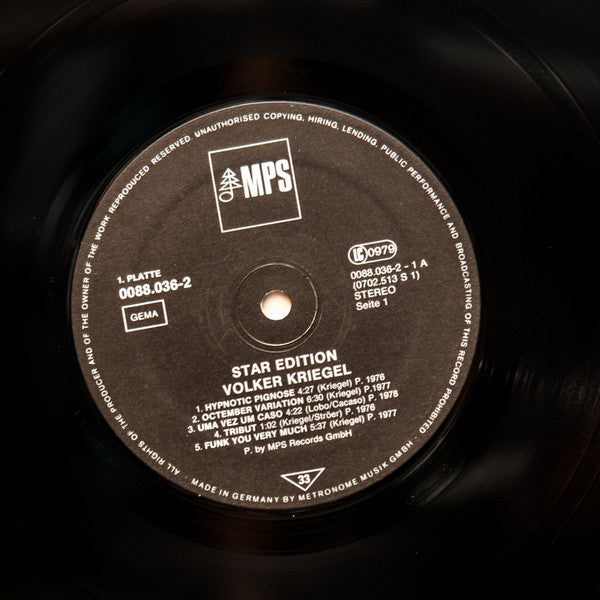 Volker Kriegel : Star Edition (2xLP, Comp)