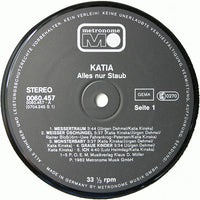 Katia Kuczynska : Alles Nur Staub (LP, Album)