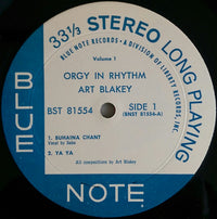 Art Blakey : Orgy In Rhythm - Volume One (LP, Album, RE)
