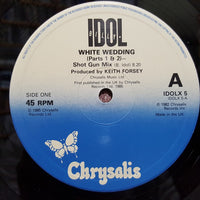 Billy Idol : White Wedding Parts I & II (Shot Gun Mix) (12", Single)
