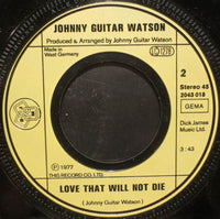 Johnny Guitar Watson : It's A Damn Shame (7", Single)
