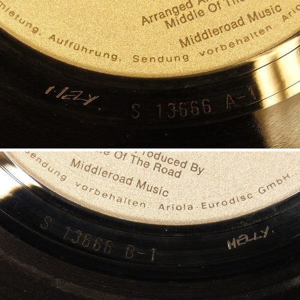 Middle Of The Road : Bonjour Ҫa Va / Jitter Buggin' Jildy (7", Single)