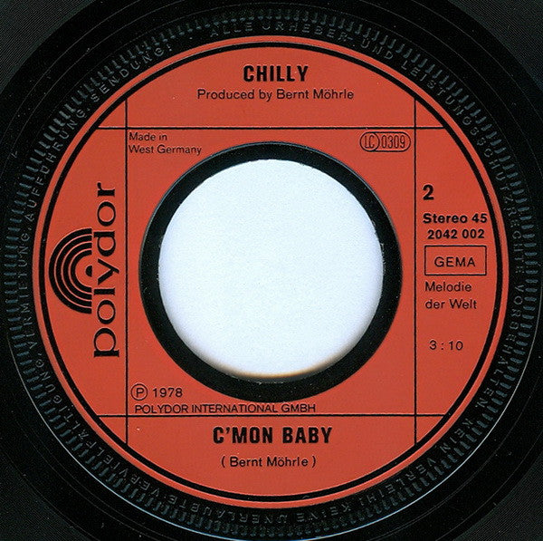 Chilly : For Your Love (7", Single)