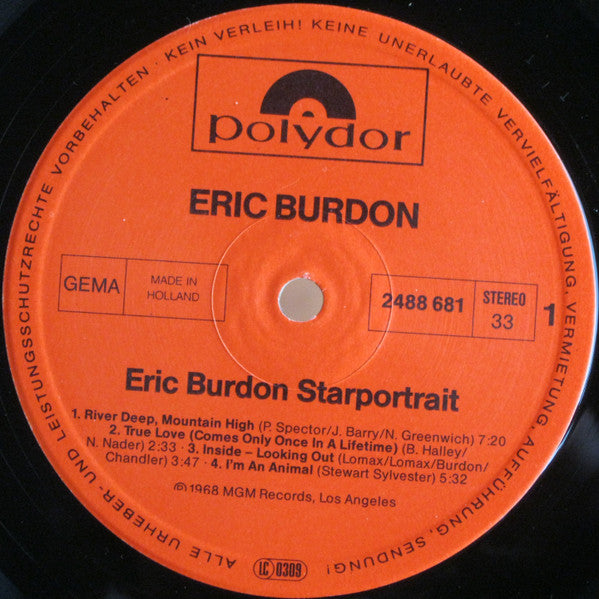 Eric Burdon : Starportrait (2xLP, Comp, RE + Box)