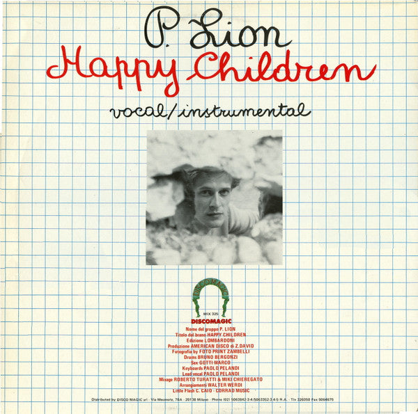 P. Lion : Happy Children (Remix 88) (12", M/Print)