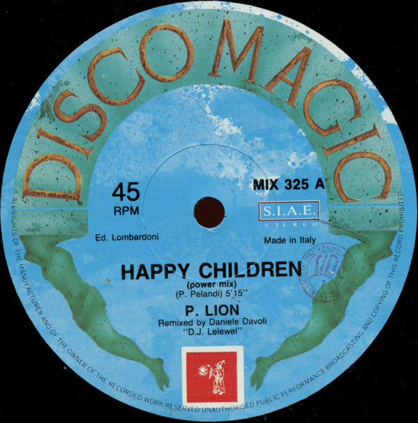 P. Lion : Happy Children (Remix 88) (12", M/Print)